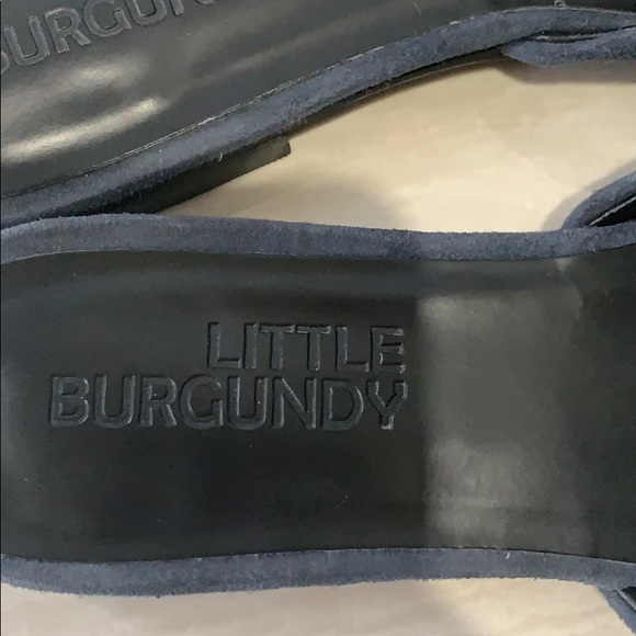 Little Burgandy mules 8.5 - Picture 4 of 5